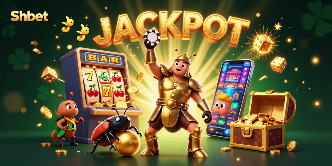 Experience the thrill of Shbet with a dynamic casino scene showcasing winnings and excitement.