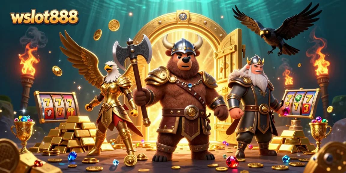 Permainan slot online wslot888 dengan karakter unik dan elemen kejutan yang menarik.