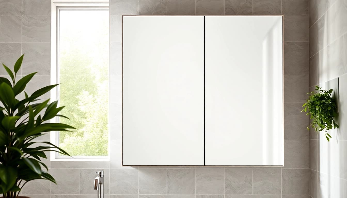 Enhance your space with this beautiful led bathroom mirror Cabinet featuring elegant finishes.