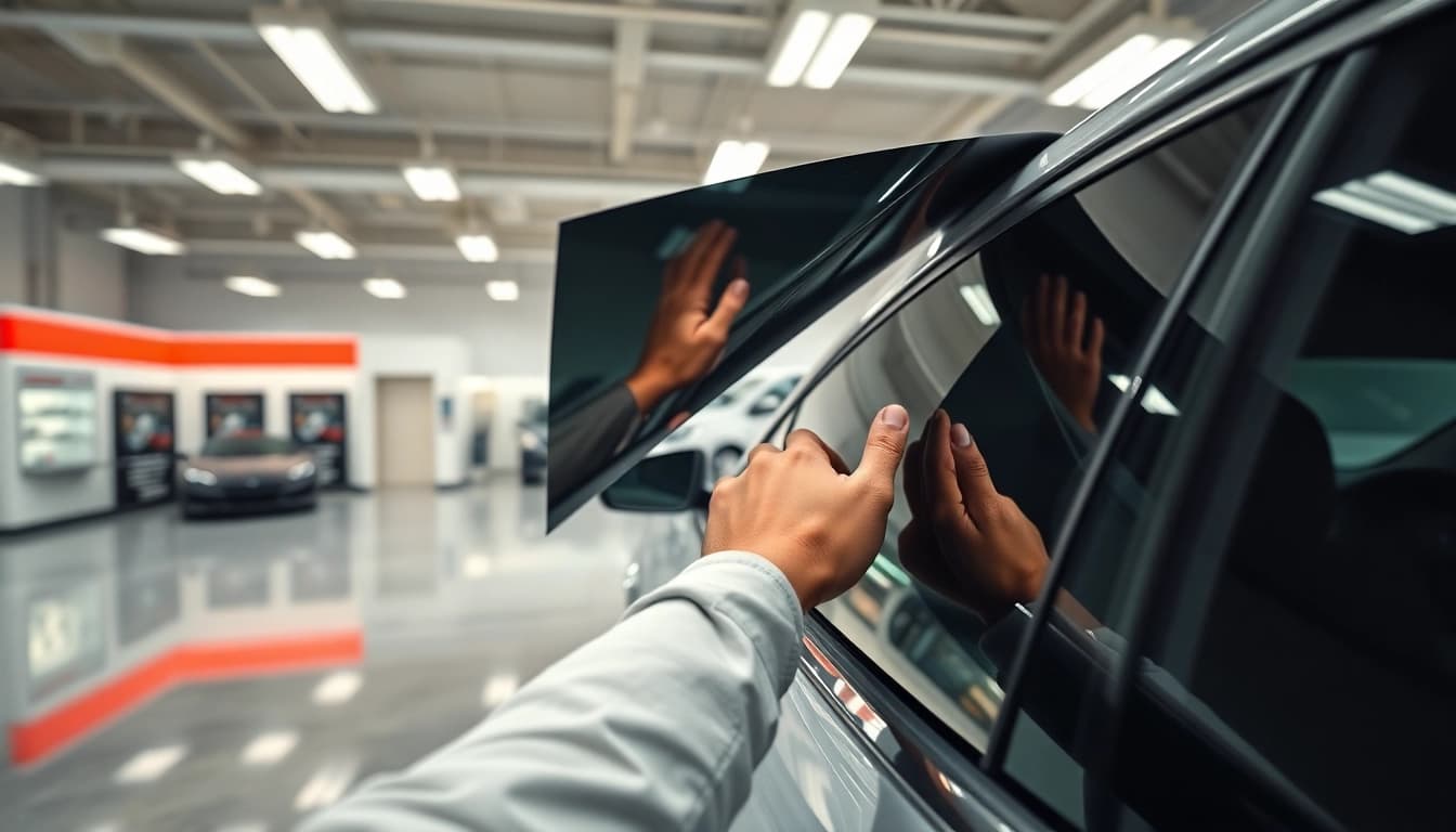 Transform your vehicle's look with a window tint gift card from our expert service.