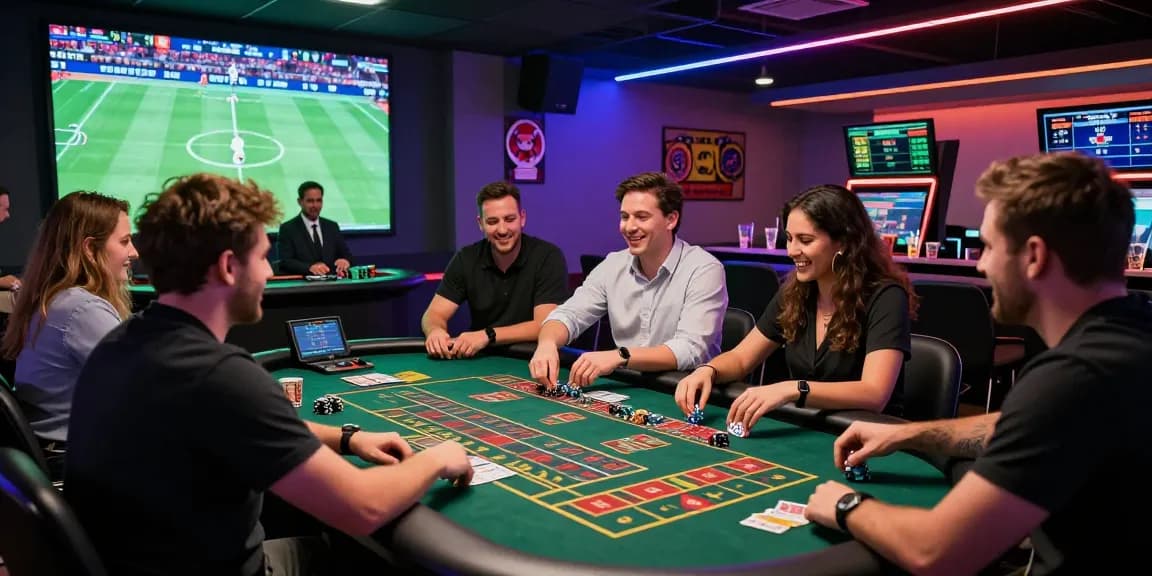 Engaging online gaming experience at 鉅城娛樂城 with players enjoying live sports betting, including 更多資訊 on the 2026 World Cup.