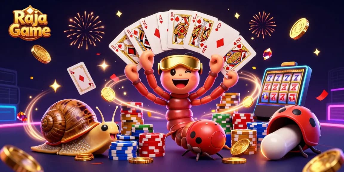 Join the excitement at Raja Game with vibrant dealers, colorful chips, and thrilling gameplay.