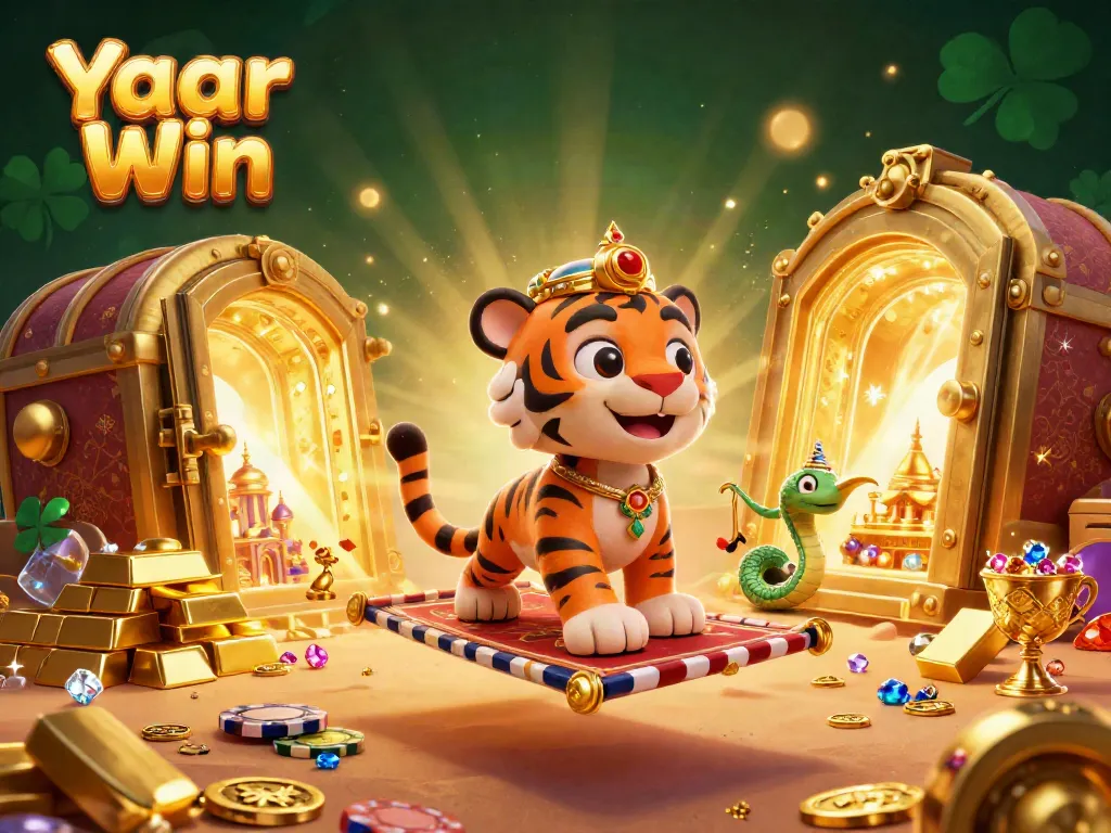Join the magical adventure of Yaar Win with its enchanting casino vibes and vibrant gold treasure.