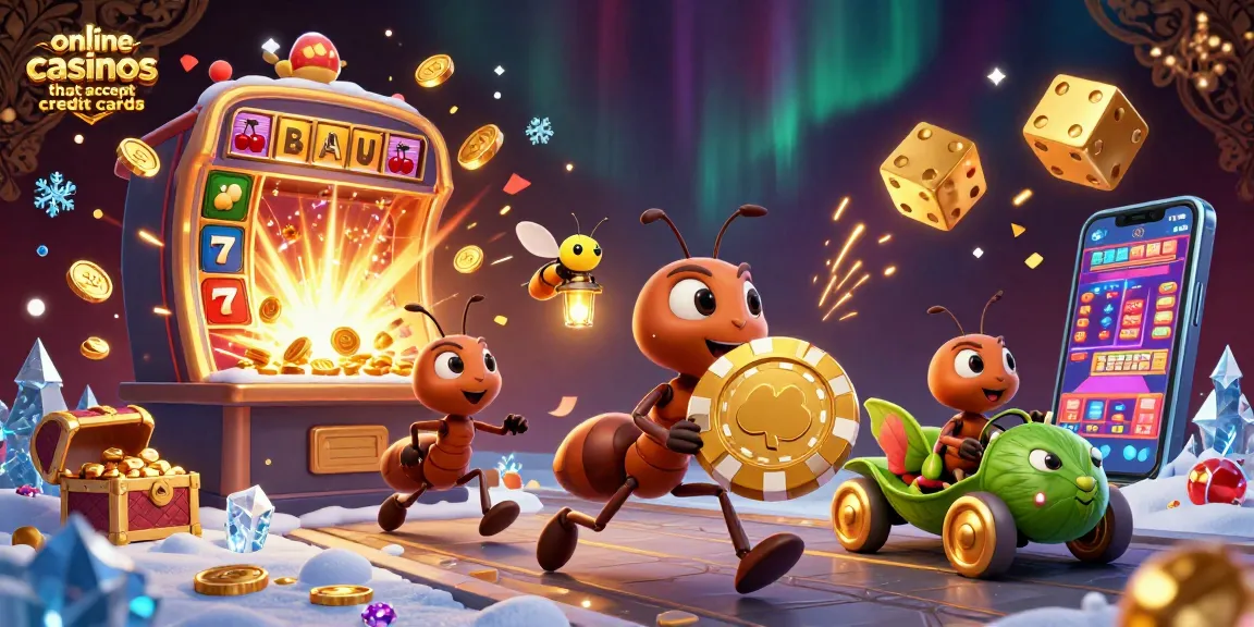 Experience thrilling heist fun at online casinos that accept credit cards with vibrant characters and games.