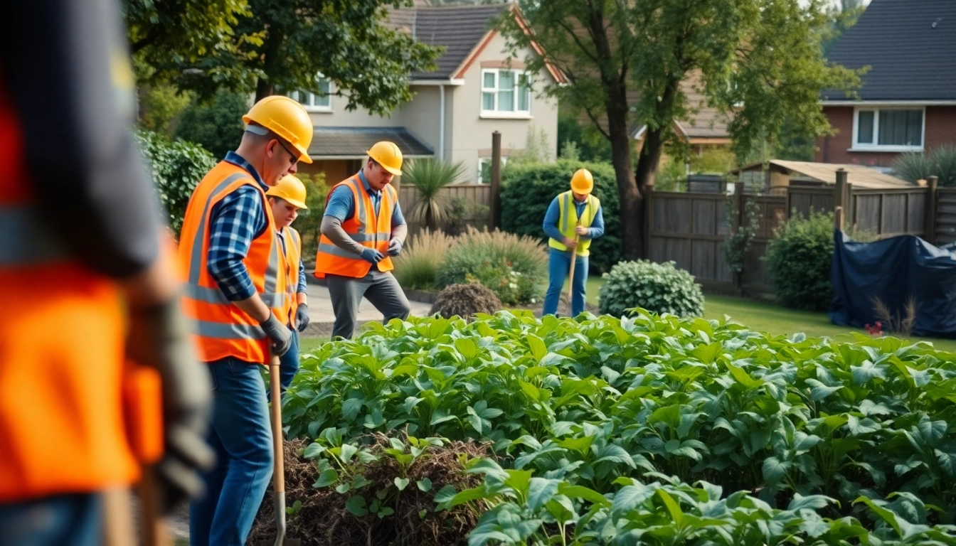 Efficient Japanese Knotweed Removal by experts in a residential garden setting
