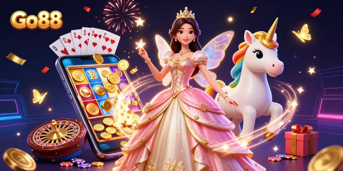 Experience the excitement of Go88 with vibrant slot games and enchanting characters.