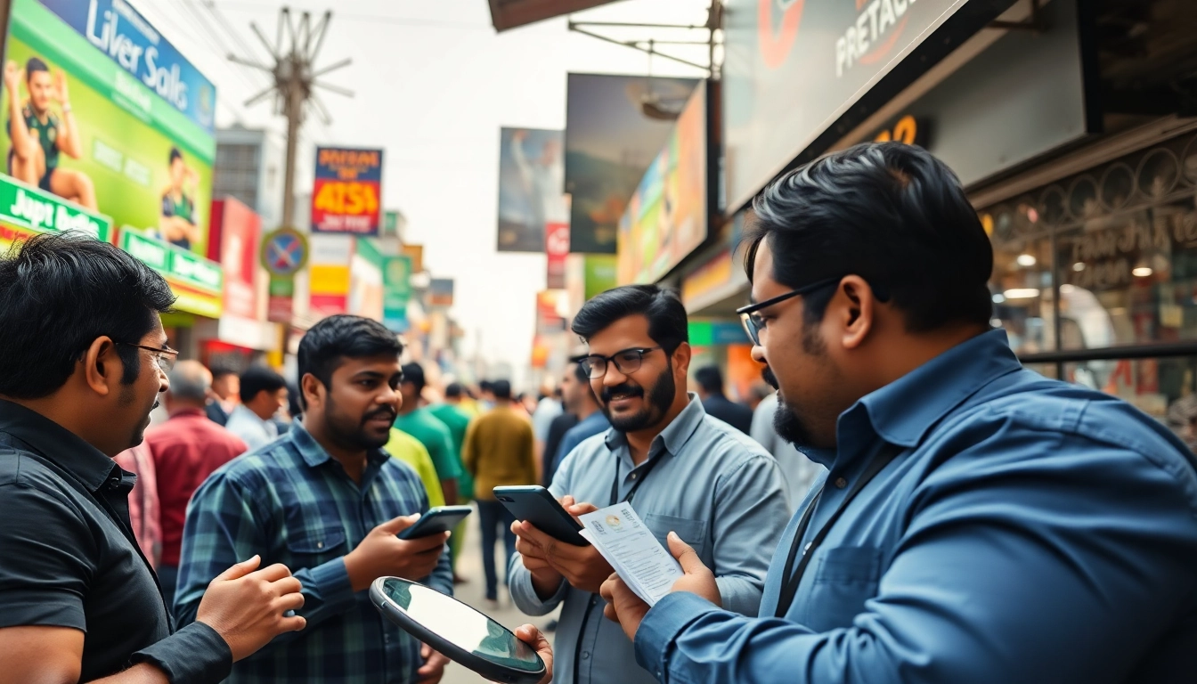 Engaging bettors in a lively market context highlighting sports betting in India.
