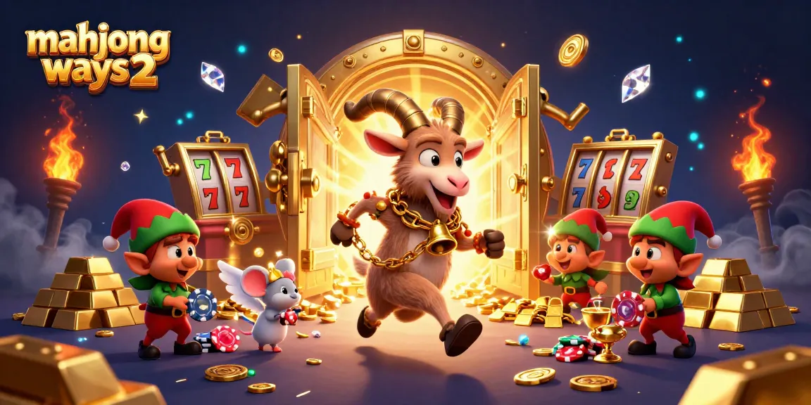 Experience thrilling action in mahjong ways 2 with an engaging casino scene featuring festive characters.