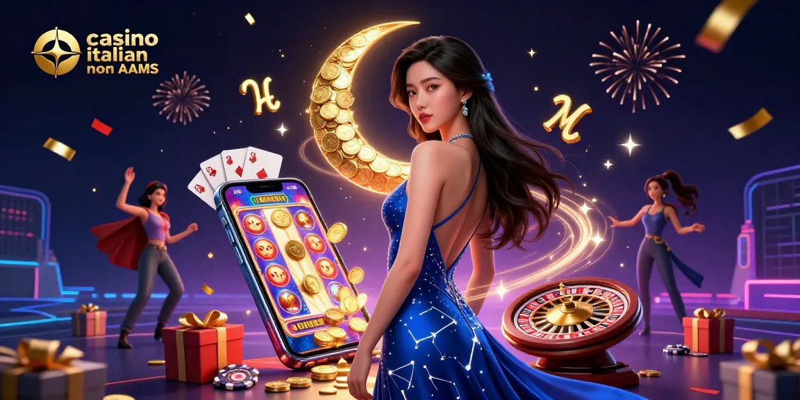 Scopri l'emozione dei casino italiani non AAMS con elementi di gioco vivaci e personaggi eleganti.