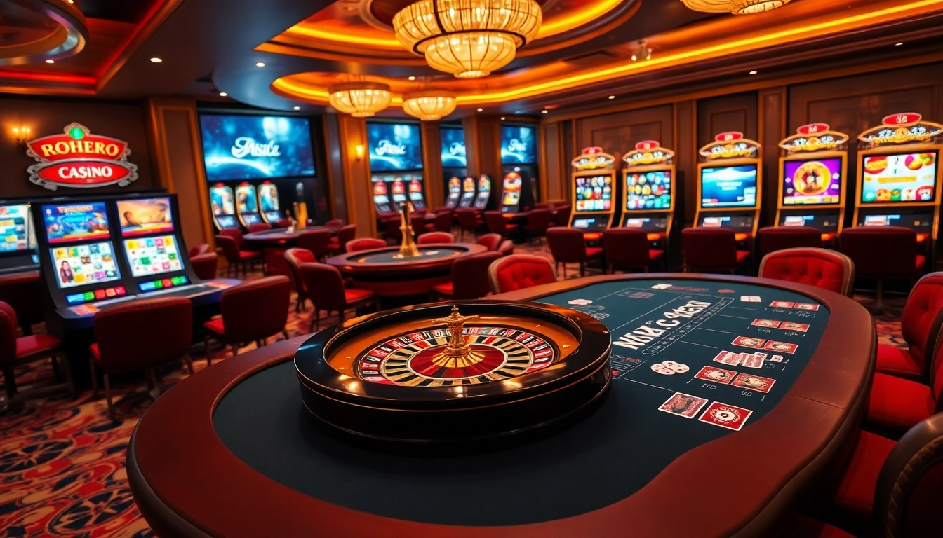 Players enjoying thrilling games at NOHU90's vibrant casino tables.