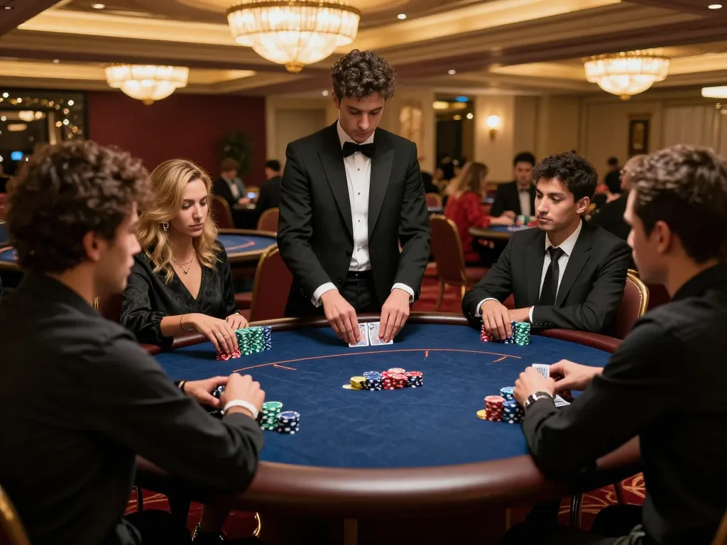 Saksikan pemain unggul dengan idnplay dalam permainan poker taruhan tinggi yang mendebarkan di dalam kasino mewah.