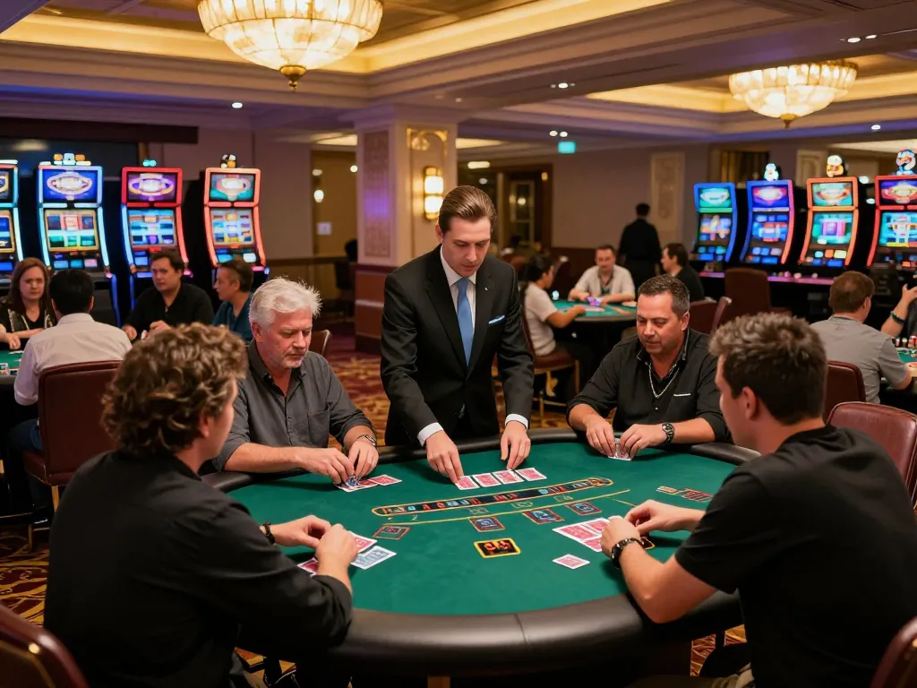 Players enjoying games at the migliori casino online stranieri with engaging gameplay excitement and strategic decisions.