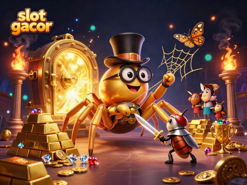 Slot gacor menyajikan tarantula emas dan kesatria kumbang di dunia kasino yang menakjubkan.