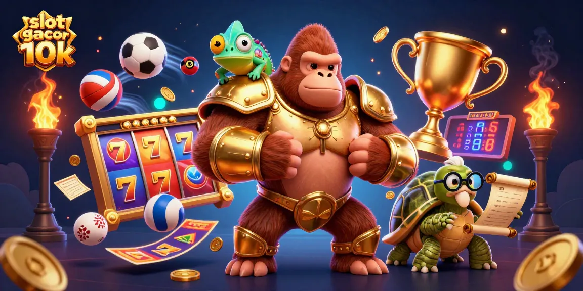 Jelajahi slot gacor depo 10k dengan karakter menarik dan elemen permainan kasino yang menawan.