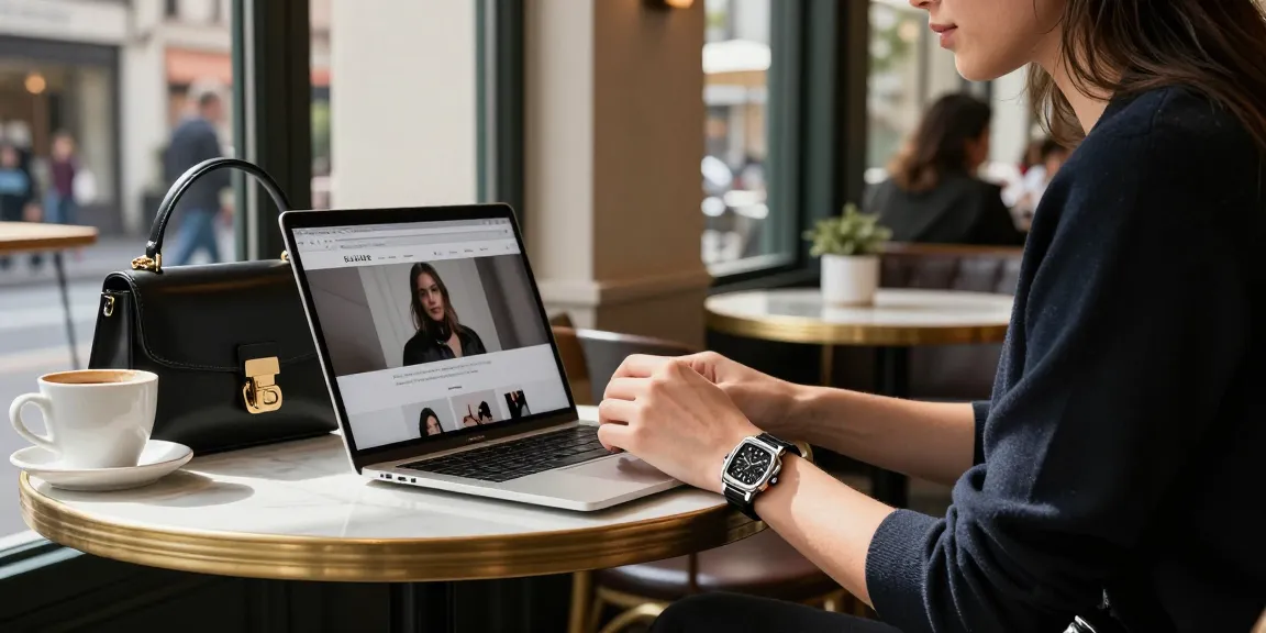 Stylish individual wearing super clone watches at a chic café, showcasing luxury and fashion.