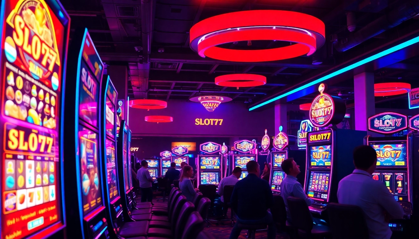 Mesin Slot77 memberikan pengalaman bermain yang seru di kasino dengan suasana yang ceria.