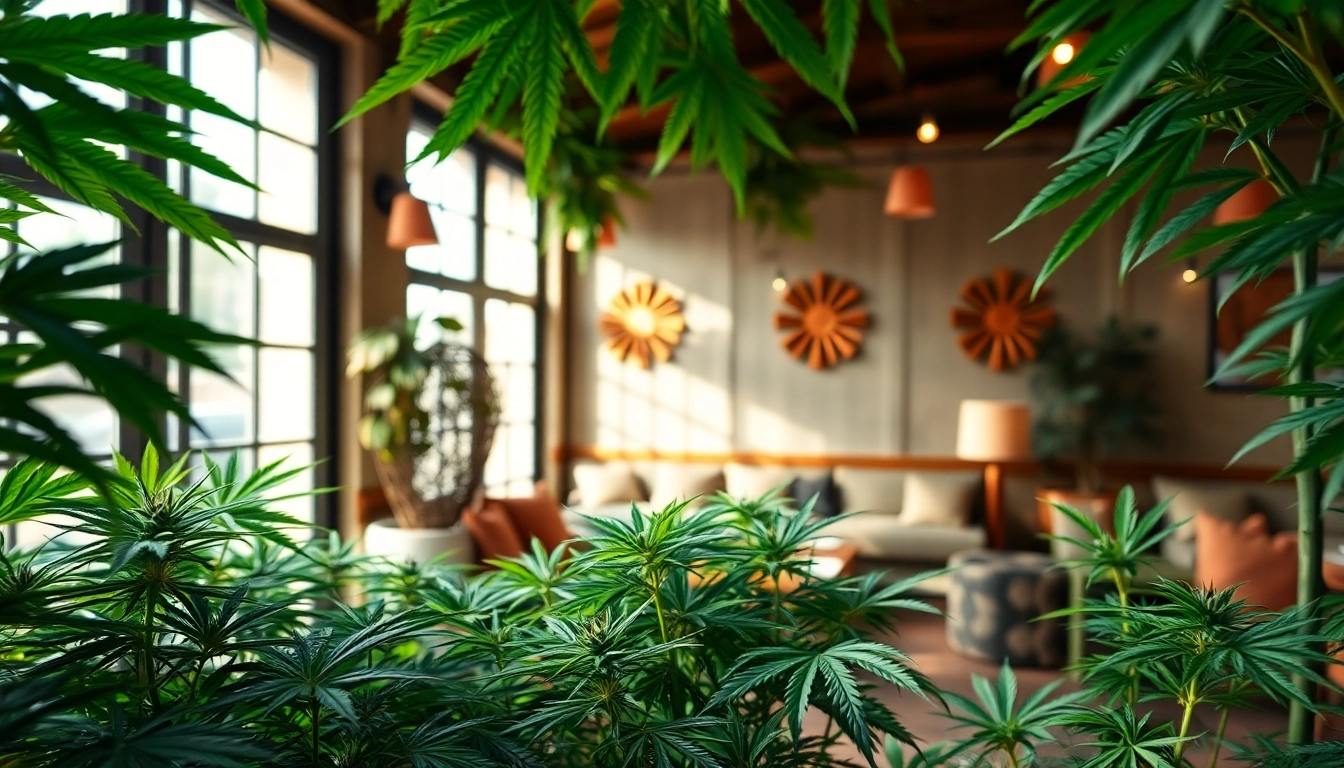 Costa Brava Cannabis Club showcasing serene environment and vibrant greenery.