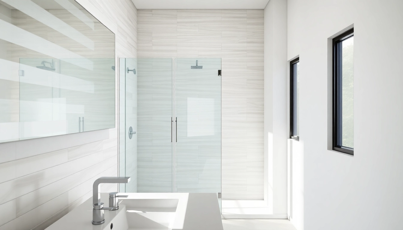 Admire les détails de la paroi de douche sirhona, élégante et moderne, dans un intérieur lumineux.