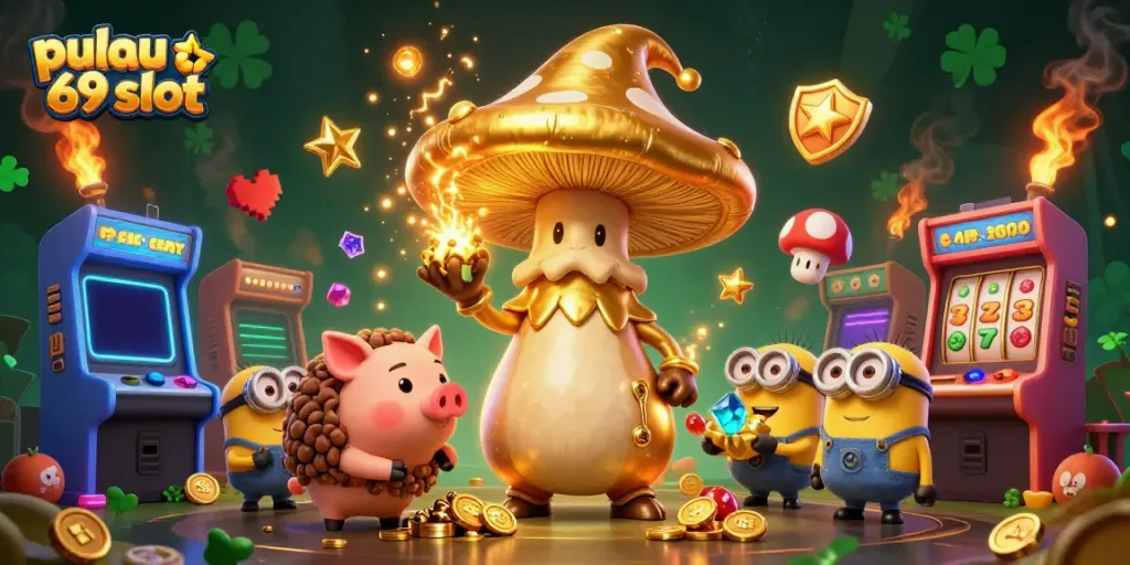 Engage with pulau 69 slot, where the golden wizard and treasures create a magical gaming experience.