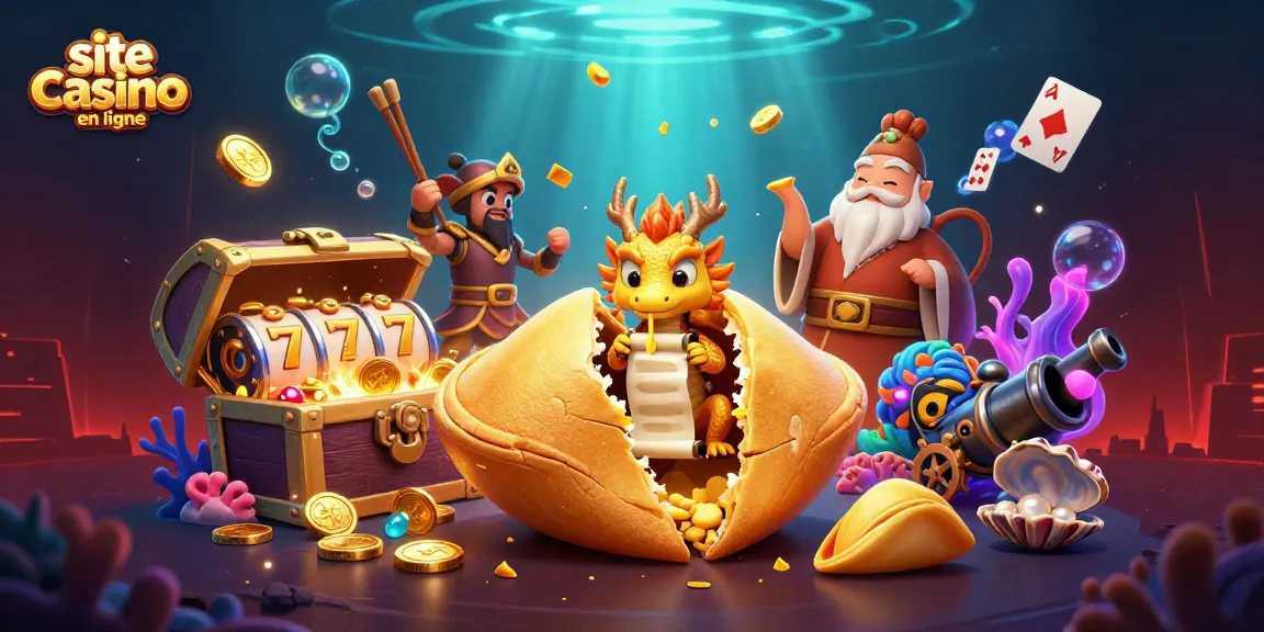 Profitez des jeux de hasard sur un site casino en ligne avec une illustration captivante.