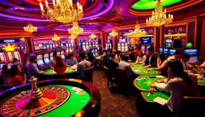 Experience thrilling gaming at KKWIN, where gamblers engage passionately on high-stakes tables.