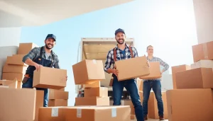 Reliable movers demonstrating efficiency and teamwork as the best moving company in Vancouver.