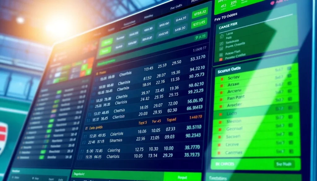 Engaging sportsbook in British Columbia, highlighting betting options and attractive design.