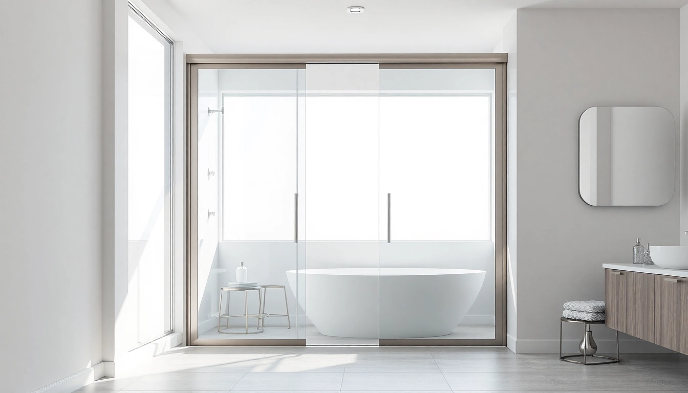 Transform Your Bathroom with Elegant Glass Shower Sliding Doors